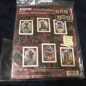 JANLYNN Vintage ChristmA Ornament Cross Stitch KIT